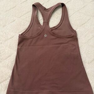 Lululemon Athletica Brown Fitted Sleeveless Tank Top